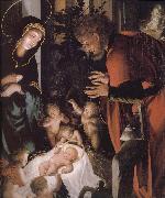 Hans Holbein The birth of Christ France oil painting artist